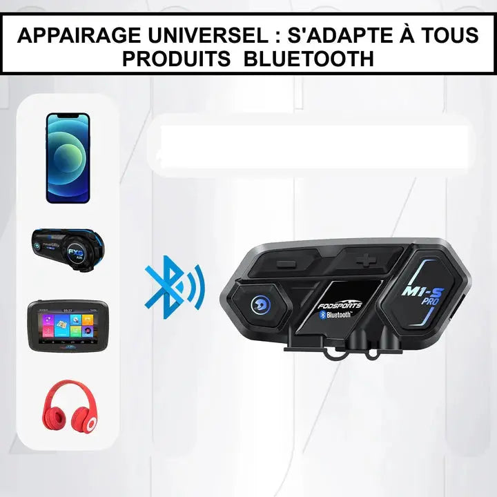 Intercom Casque Moto M1-S HLT PRO HLT Factory